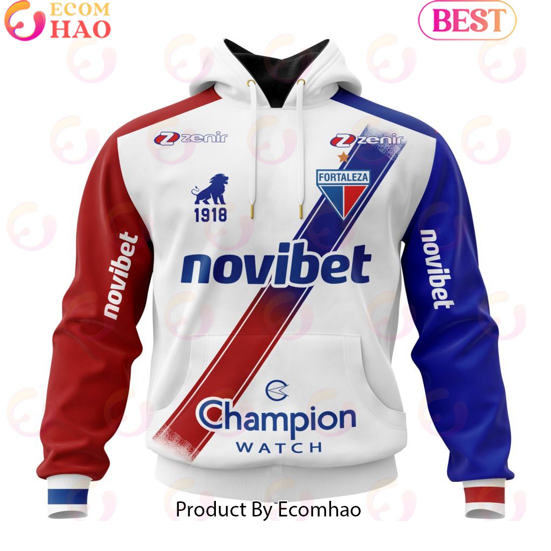 Serie A Fortaleza Personalized 2023 Away Kits 3D Hoodie