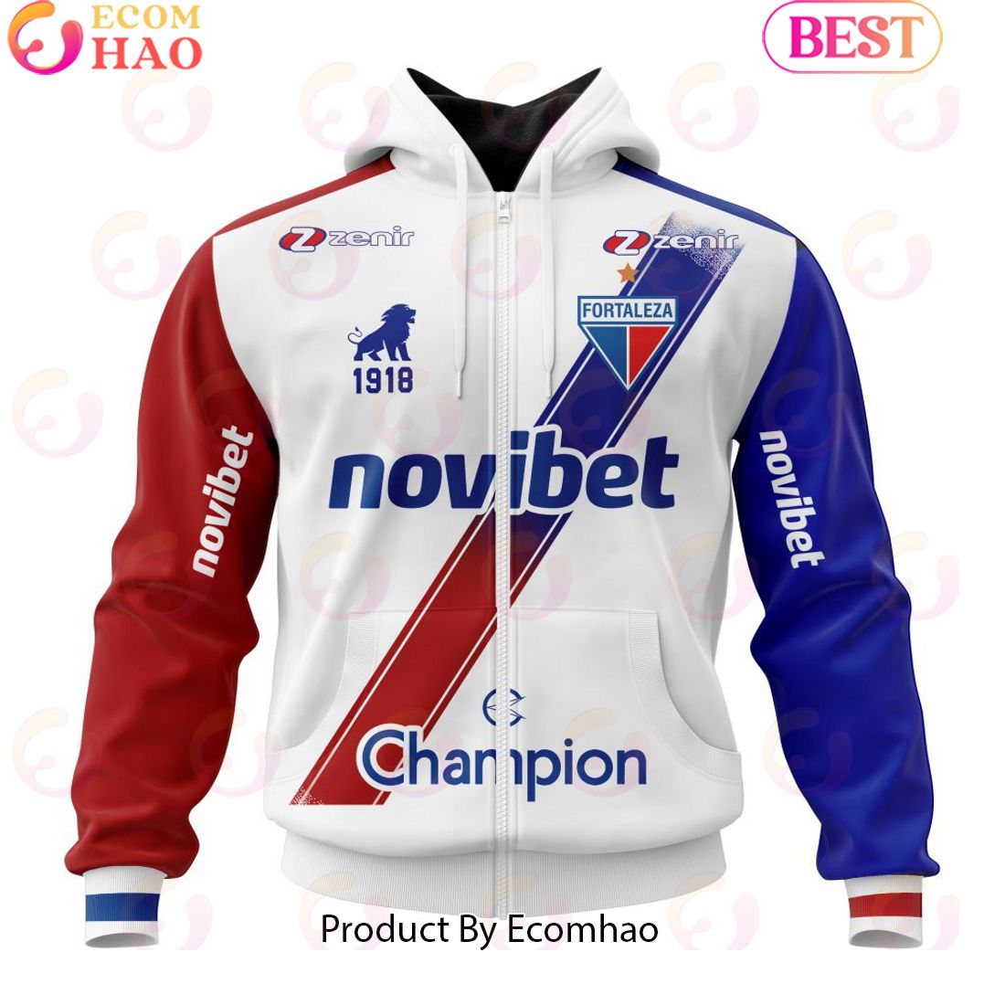 Serie A Fortaleza Personalized 2023 Away Kits 3D Hoodie