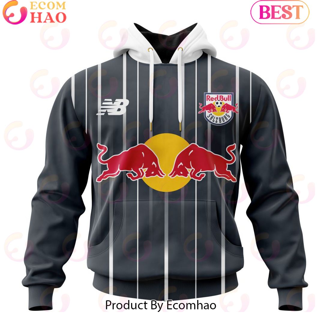 Serie A Red Bull Bragantino Personalized 2023 Away Kits 3D Hoodie