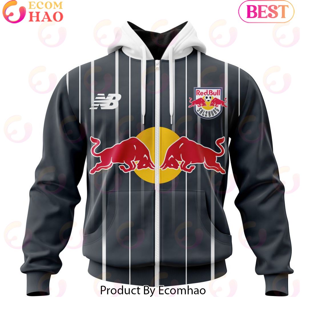 Serie A Red Bull Bragantino Personalized 2023 Away Kits 3D Hoodie