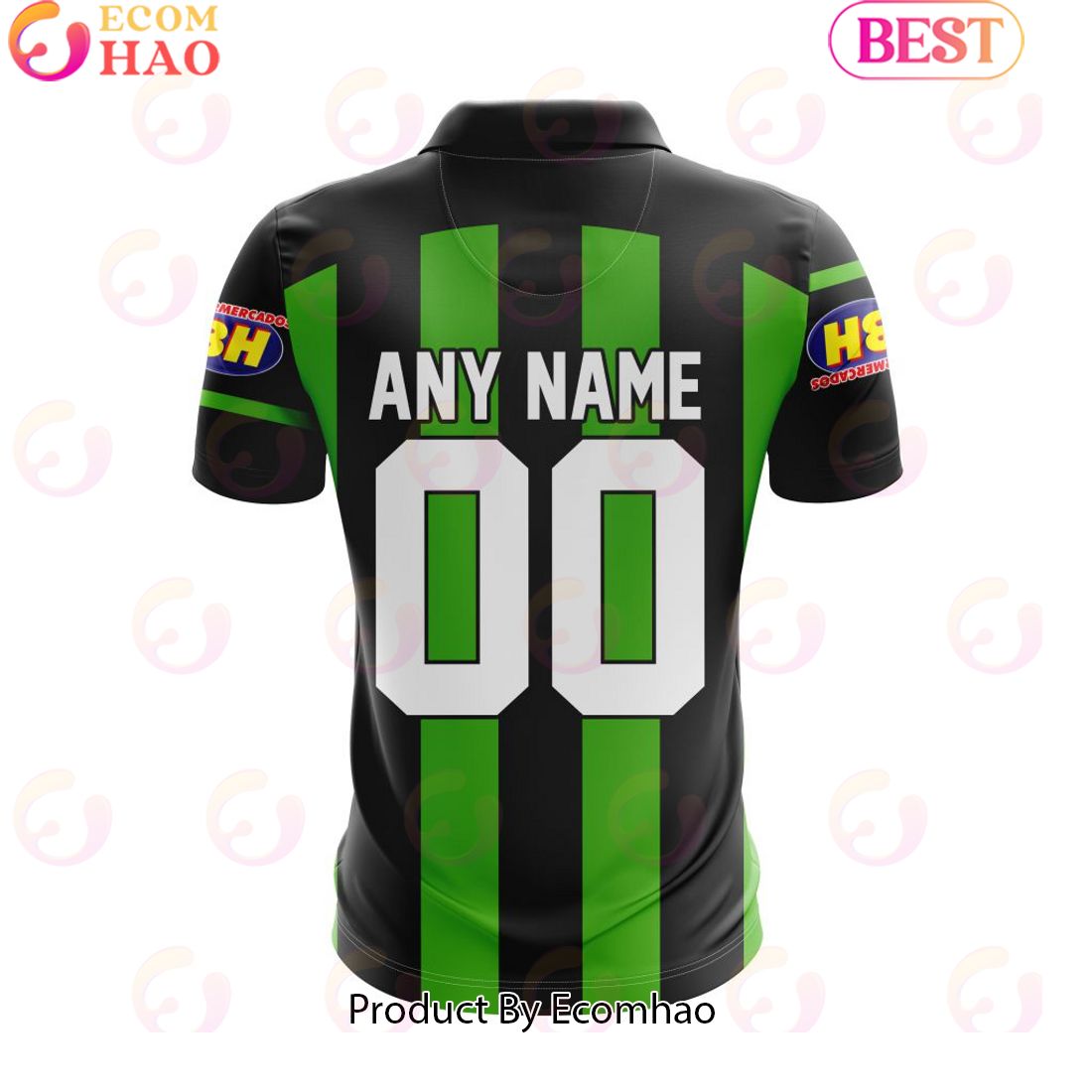 Serie A America Mineiro Personalized 2023 Home Polo