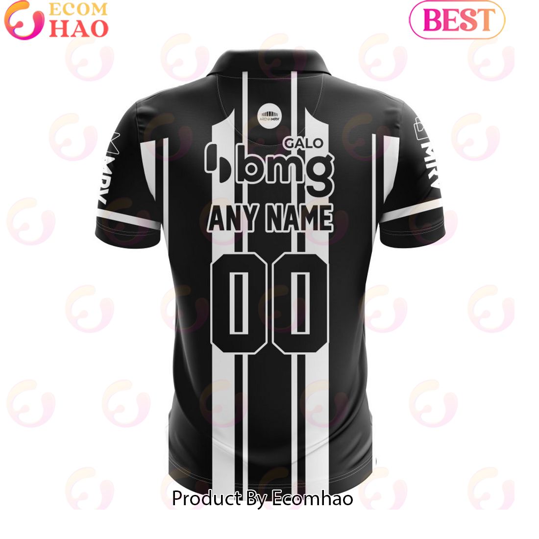 Serie A Club Atletico Mineiro Personalized 2023 Home Polo