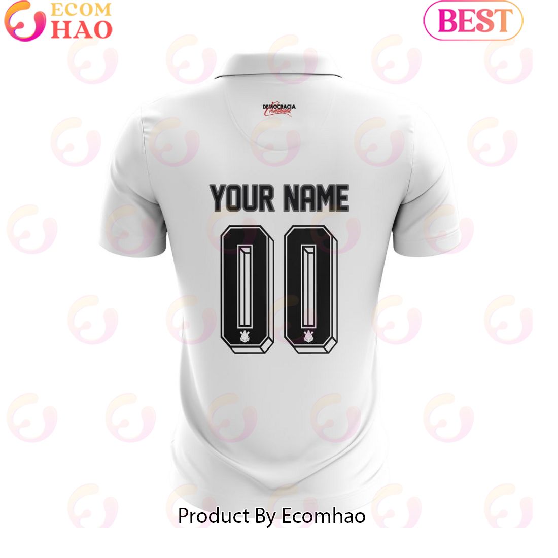 Serie A Corinthians Personalized 2023 Home Polo