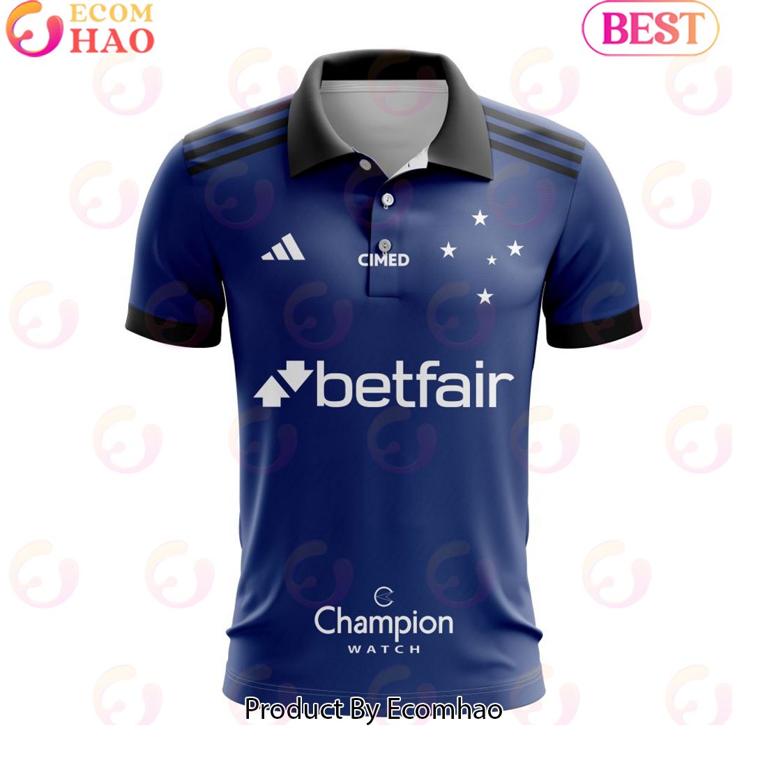 Serie A Cruzeiro Personalized 2023 Home Polo