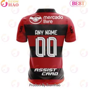 Serie A Flamengo Personalized 2023 Home Polo