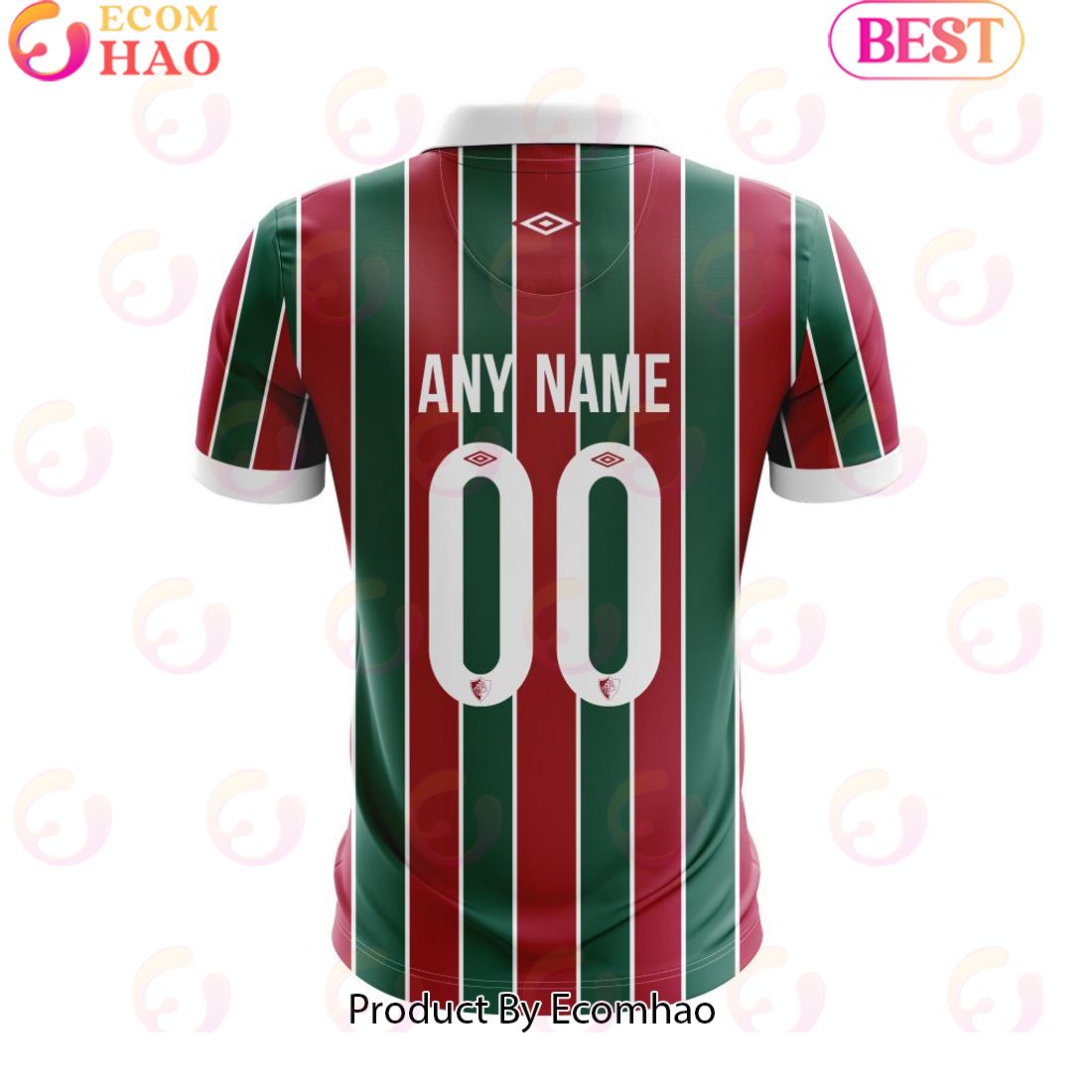 Serie A Fluminense Personalized 2023 Home Polo