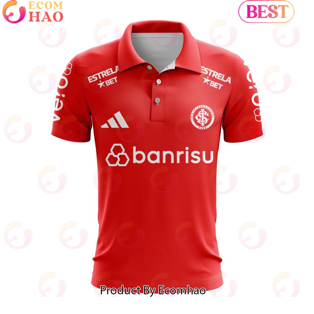 Serie A Internacional Personalized 2023 Home Polo