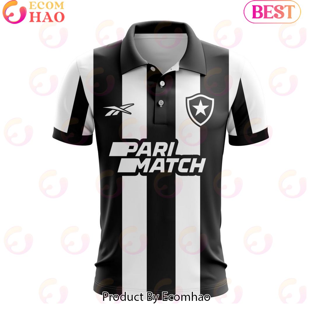 Serie A Botafogo Personalized 2023 Home Polo