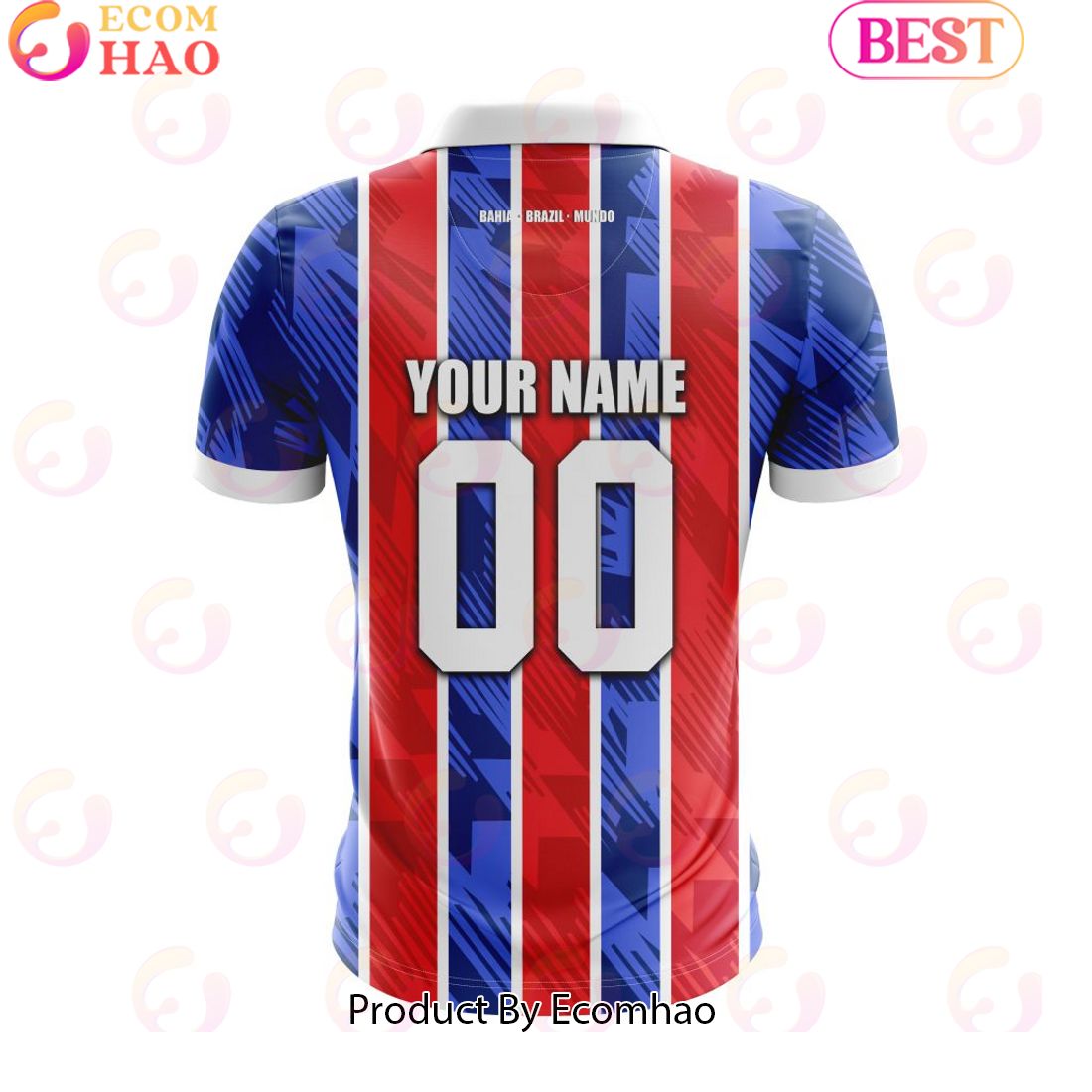 Serie A Bahia Personalized 2023 Away Polo