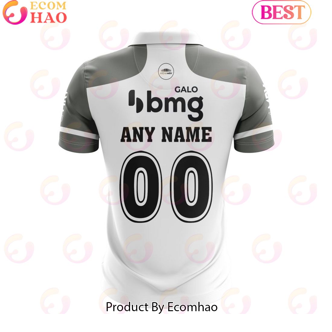 Serie A Club Atletico Mineiro Personalized 2023 Away Polo