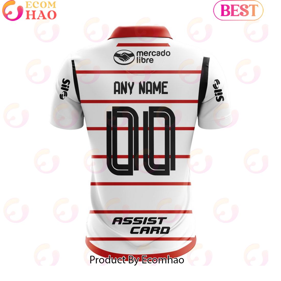 Serie A Flamengo Personalized 2023 Away Polo