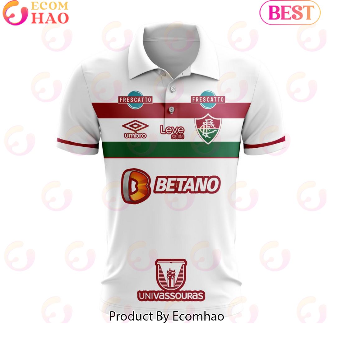 Serie A Fluminense Personalized 2023 Away Polo