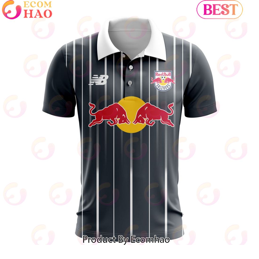 Serie A Red Bull Bragantino Personalized 2023 Away Polo