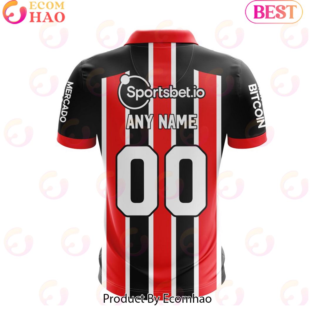 Serie A Sao Paulo Personalized 2023 Away Polo