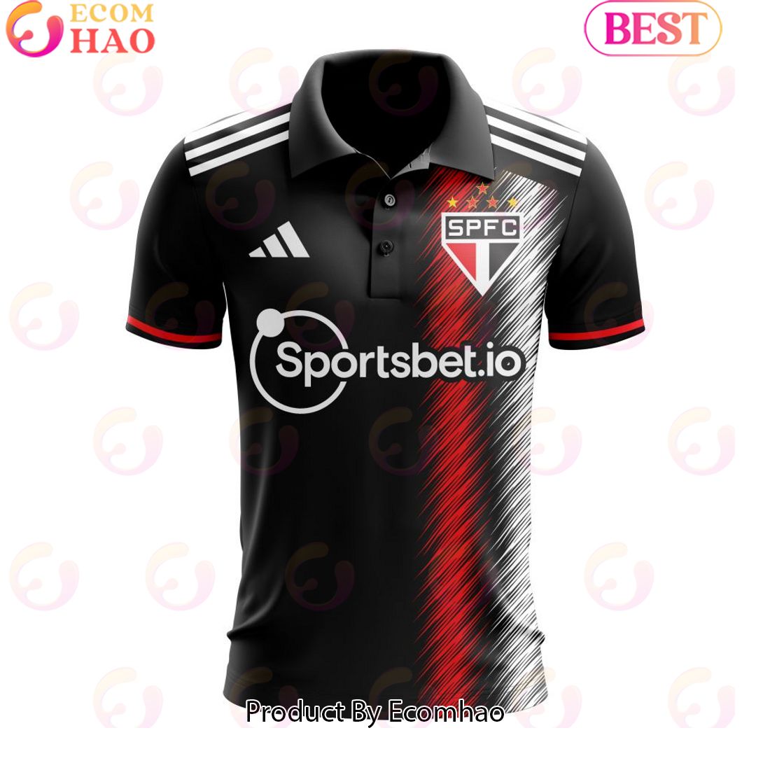 Serie A Sao Paulo Personalized 2023 Third Polo