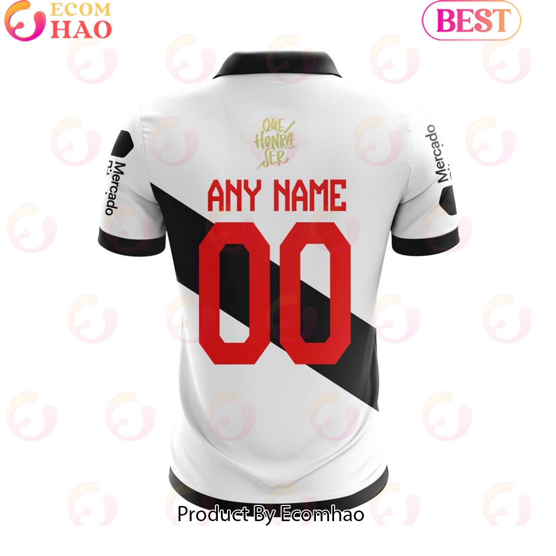 Serie A Vasco Da Gama Personalized 2023 Away Polo