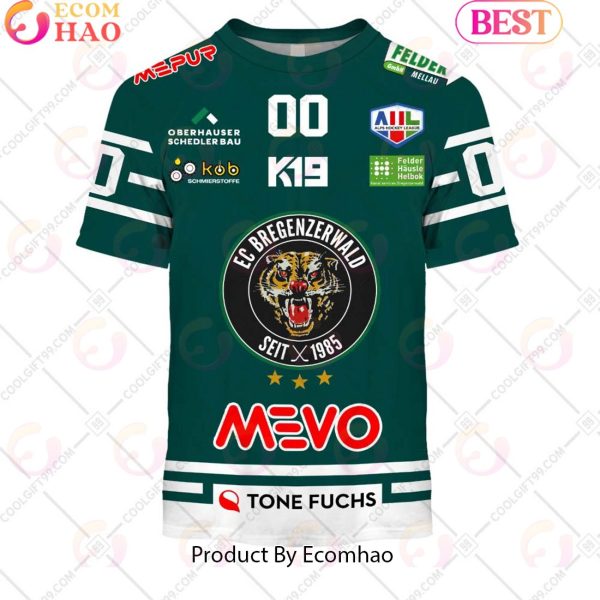 EHC Bregenzerwald Jersey Style 3D Hoodie