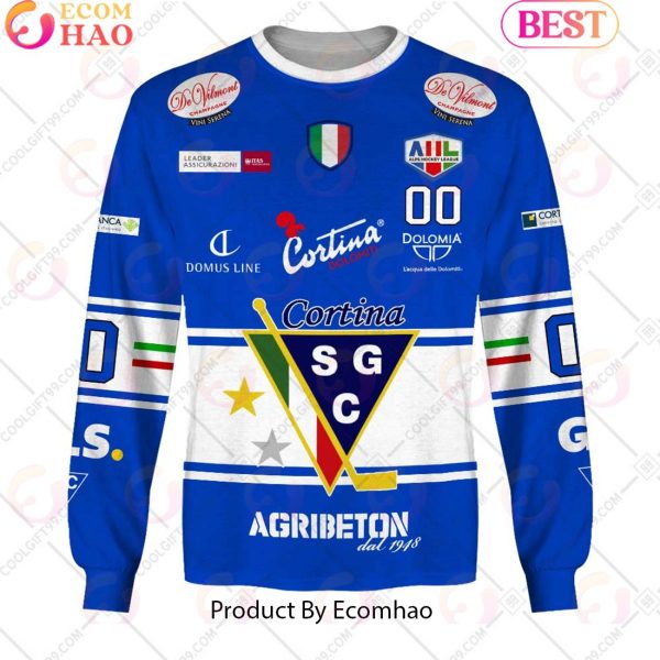 Hafro Cortina Hockey Jersey Style 3D Hoodie
