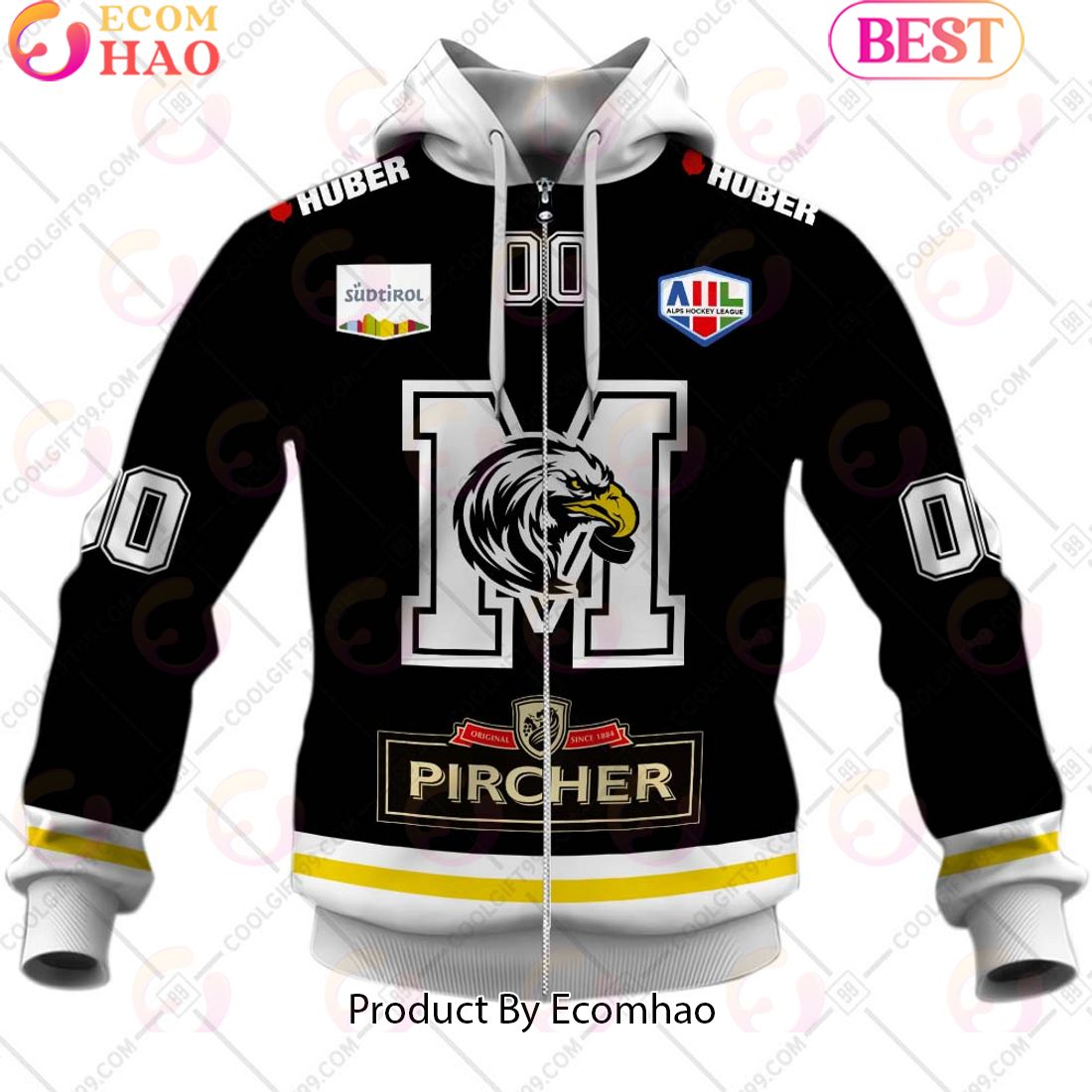 HC Merano Jersey Style 3D Hoodie