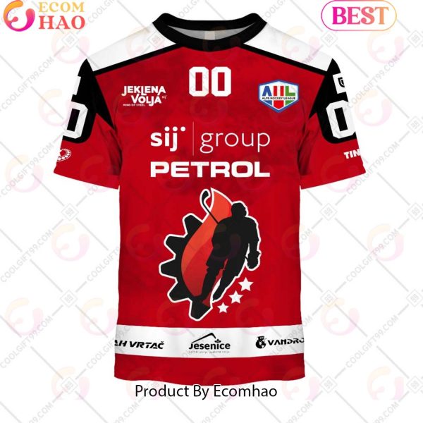 HDD SIJ Acroni Jesenice Jersey Style 3D Hoodie