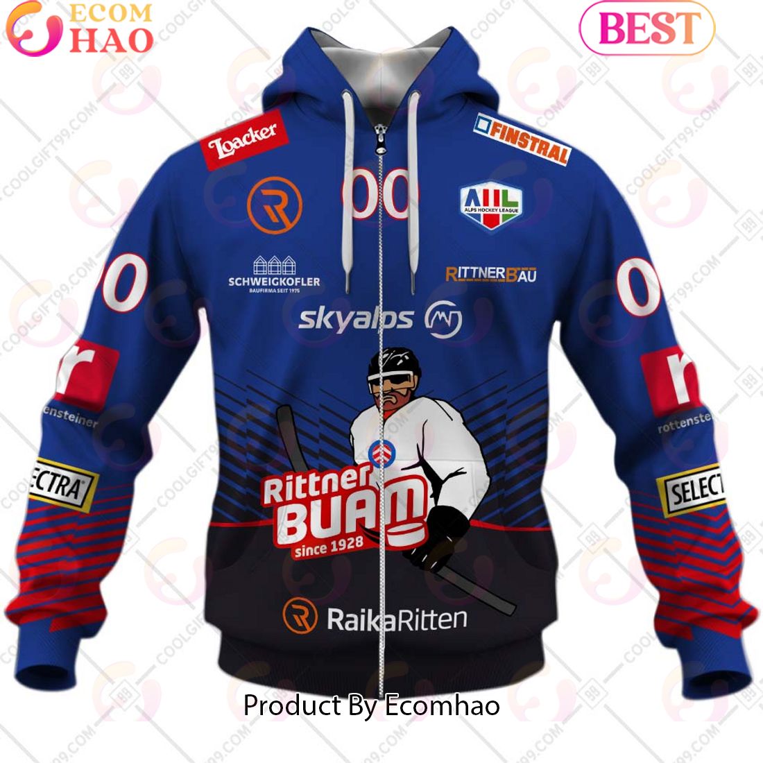 Rittner Buam Sky Alps Jersey Style 3D Hoodie