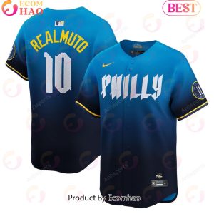 J.T. Realmuto Philadelphia Phillies Blue 2024 City Connect Limited Jersey