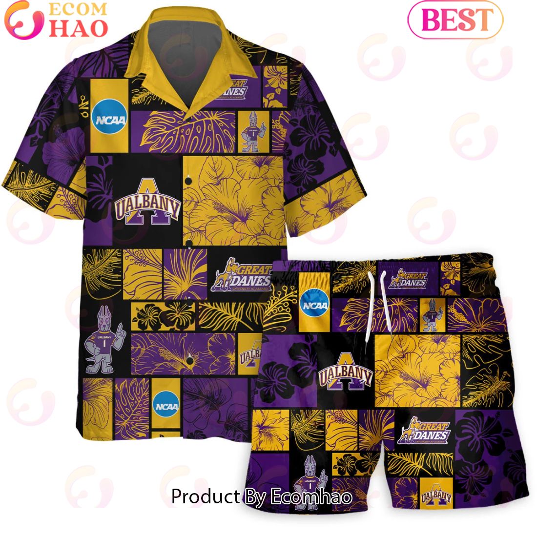 We Are Loud We Are Proud We Are Albany Great Danes Hawaiian Shirt And Short