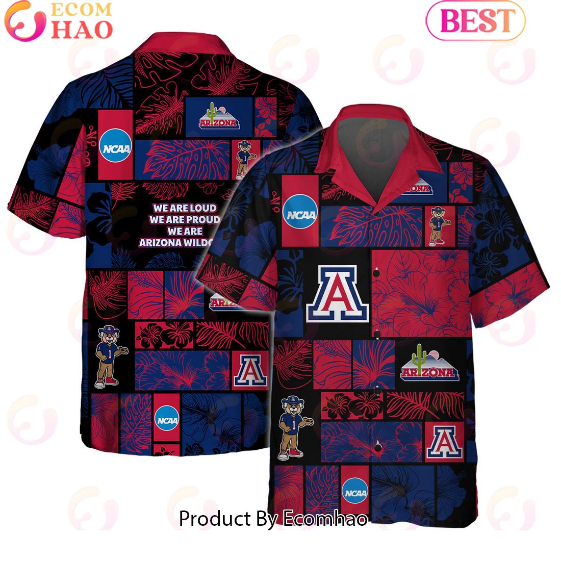 We Are Loud We Are Proud We Are Arizona Wildcats Hawaiian Shirt And Short