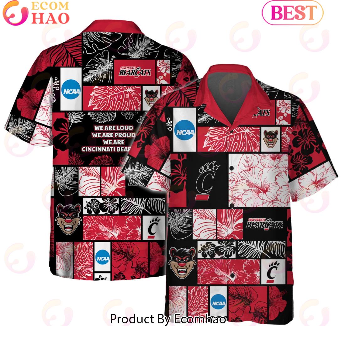 We Are Loud We Are Proud We Are Cincinnati Bearcats Hawaiian Shirt And Short