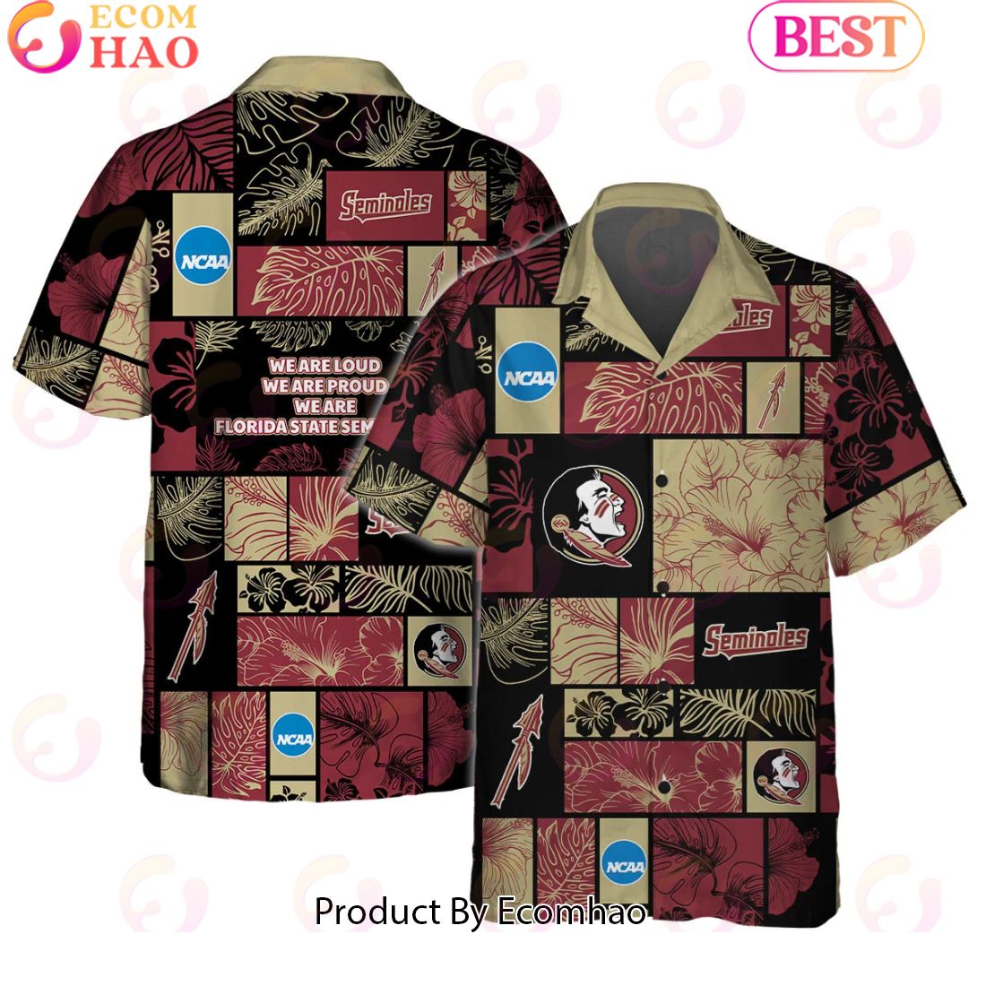 We Are Loud We Are Proud We Are Florida State Seminoles Hawaiian Shirt And Short