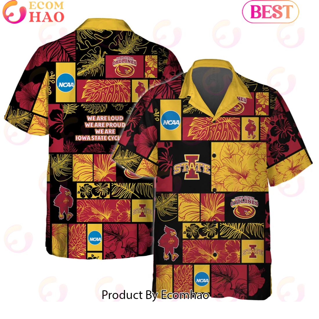 We Are Loud We Are Proud We Are Iowa State Cyclones Hawaiian Shirt And Short