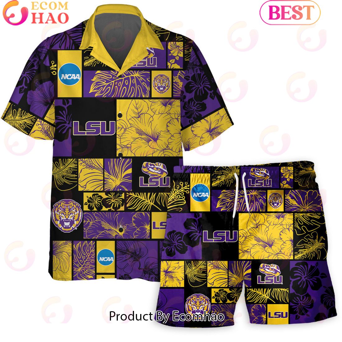 We Are Loud We Are Proud We Are LSU TIGERS Hawaiian Shirt And Short