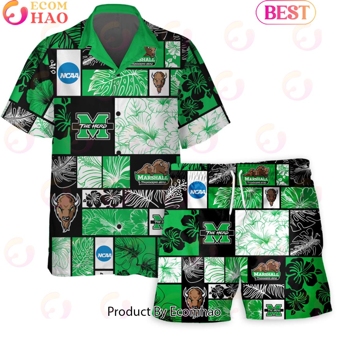 We Are Loud We Are Proud We Are Marshall Thundering Herd Hawaiian Shirt And Short