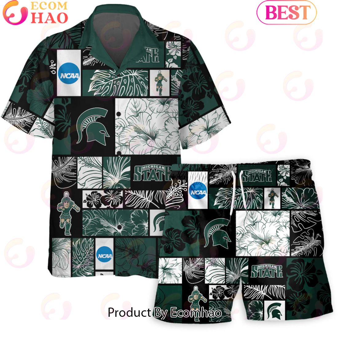 We Are Loud We Are Proud We Are Michigan State Spartans Hawaiian Shirt And Short