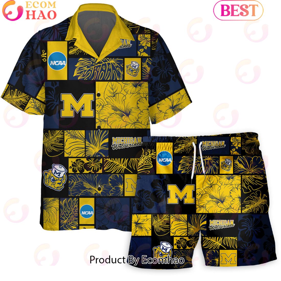 We Are Loud We Are Proud We Are Michigan Wolverines Hawaiian Shirt And Short