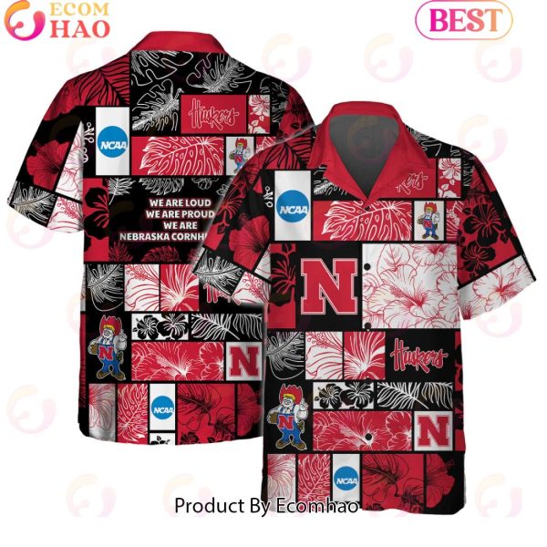 We Are Loud We Are Proud We Are Nebraska Cornhuskers Hawaiian Shirt And Short