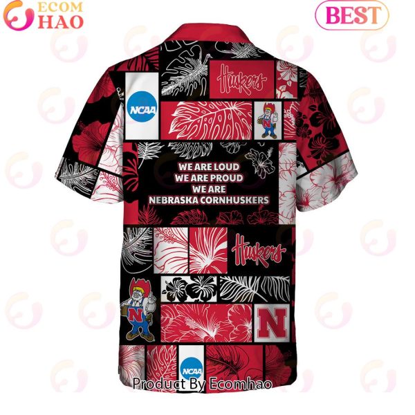 We Are Loud We Are Proud We Are Nebraska Cornhuskers Hawaiian Shirt And Short