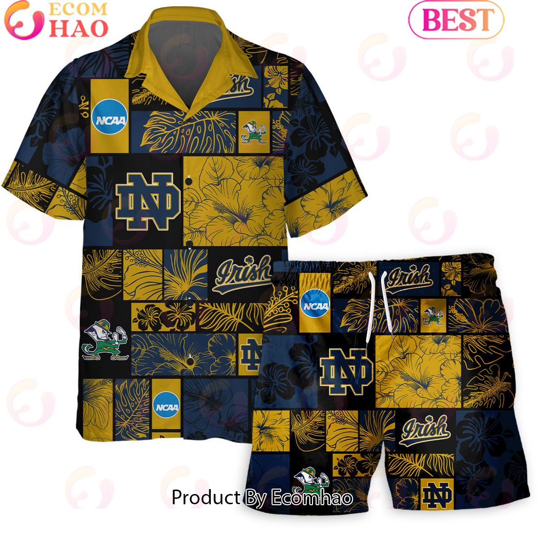 We Are Loud We Are Proud We Are Notre Dame Fighting Irish Hawaiian Shirt And Short