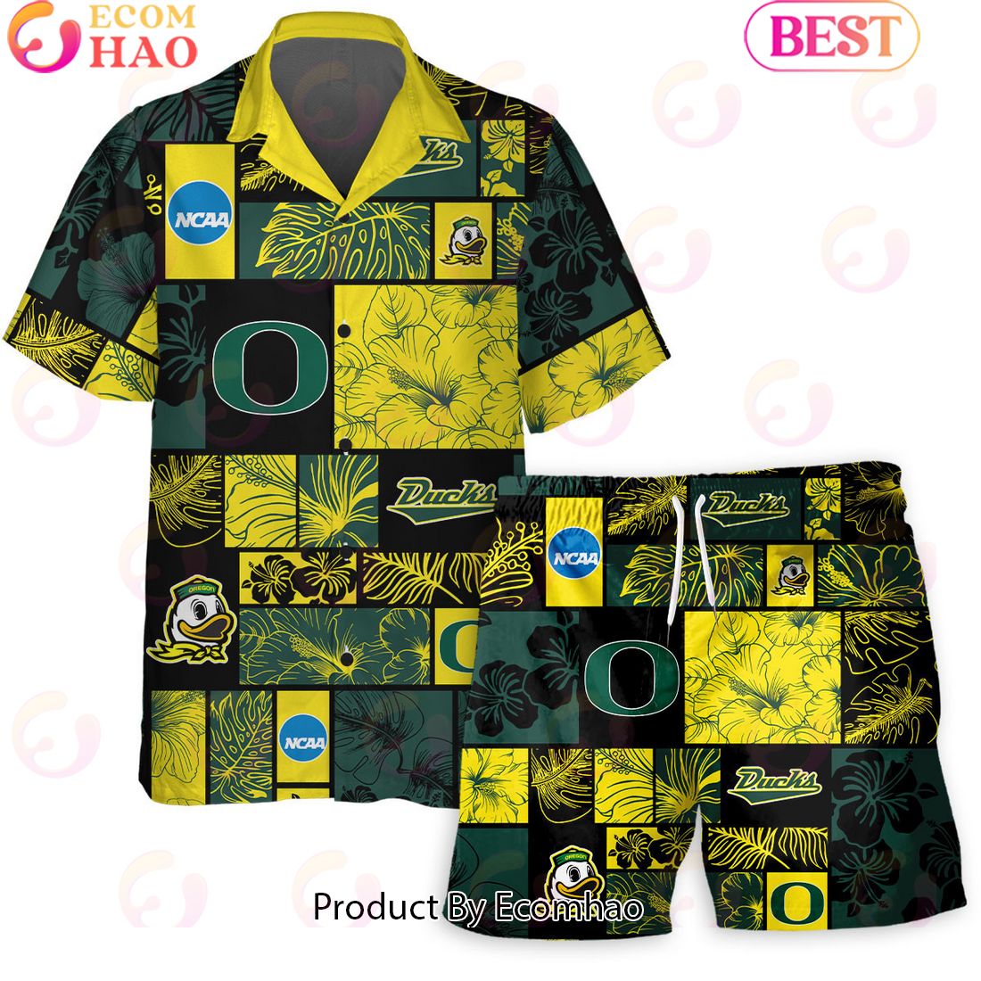 We Are Loud We Are Proud We Are Oregon Ducks Hawaiian Shirt And Short