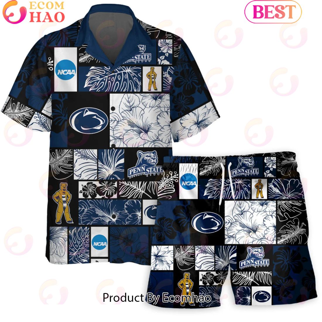 We Are Loud We Are Proud We Are Penn State Nittany Lions Hawaiian Shirt And Short