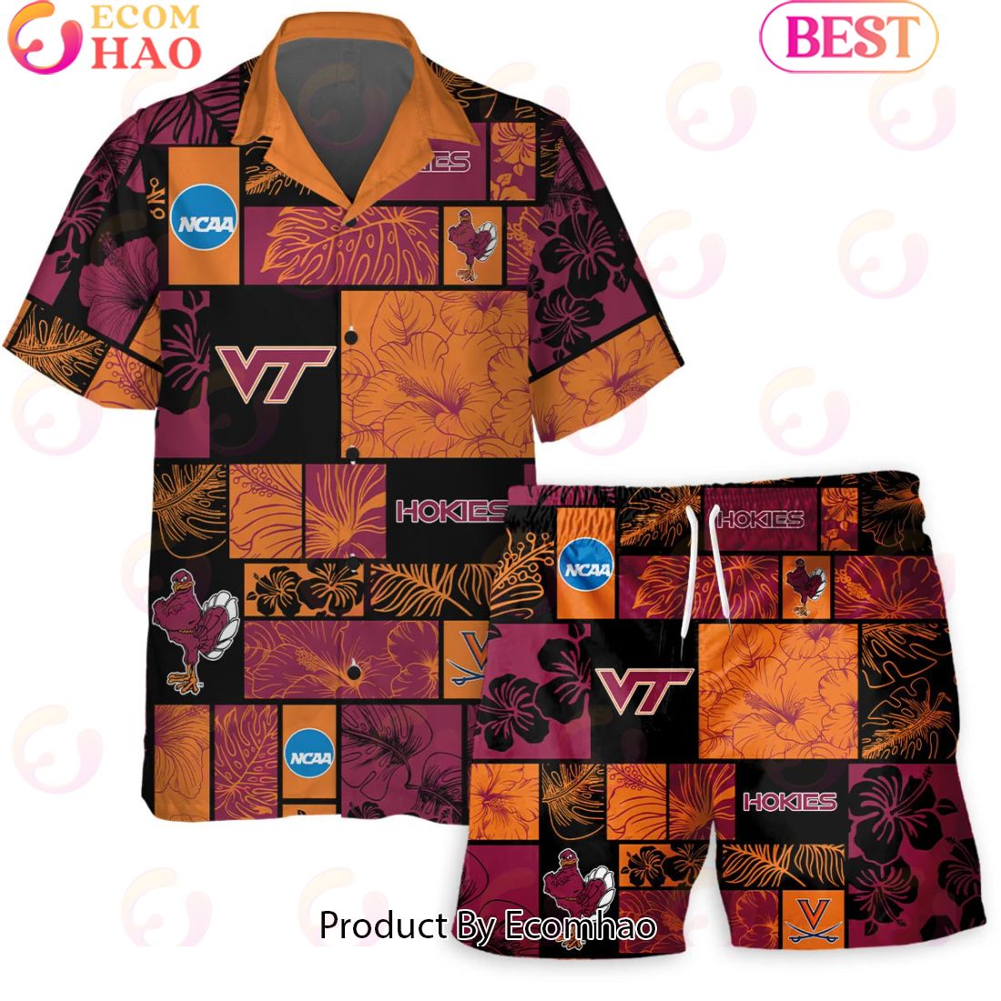 We Are Loud We Are Proud We Are Virginia Tech Hokies Hawaiian Shirt And Short