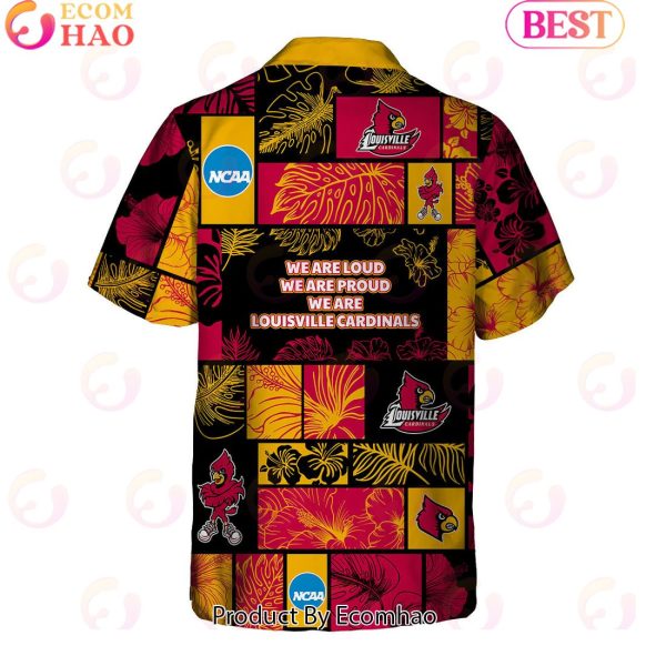 We Are Loud We Are Proud We Are Louisville Cardinals Hawaiian Shirt And Short