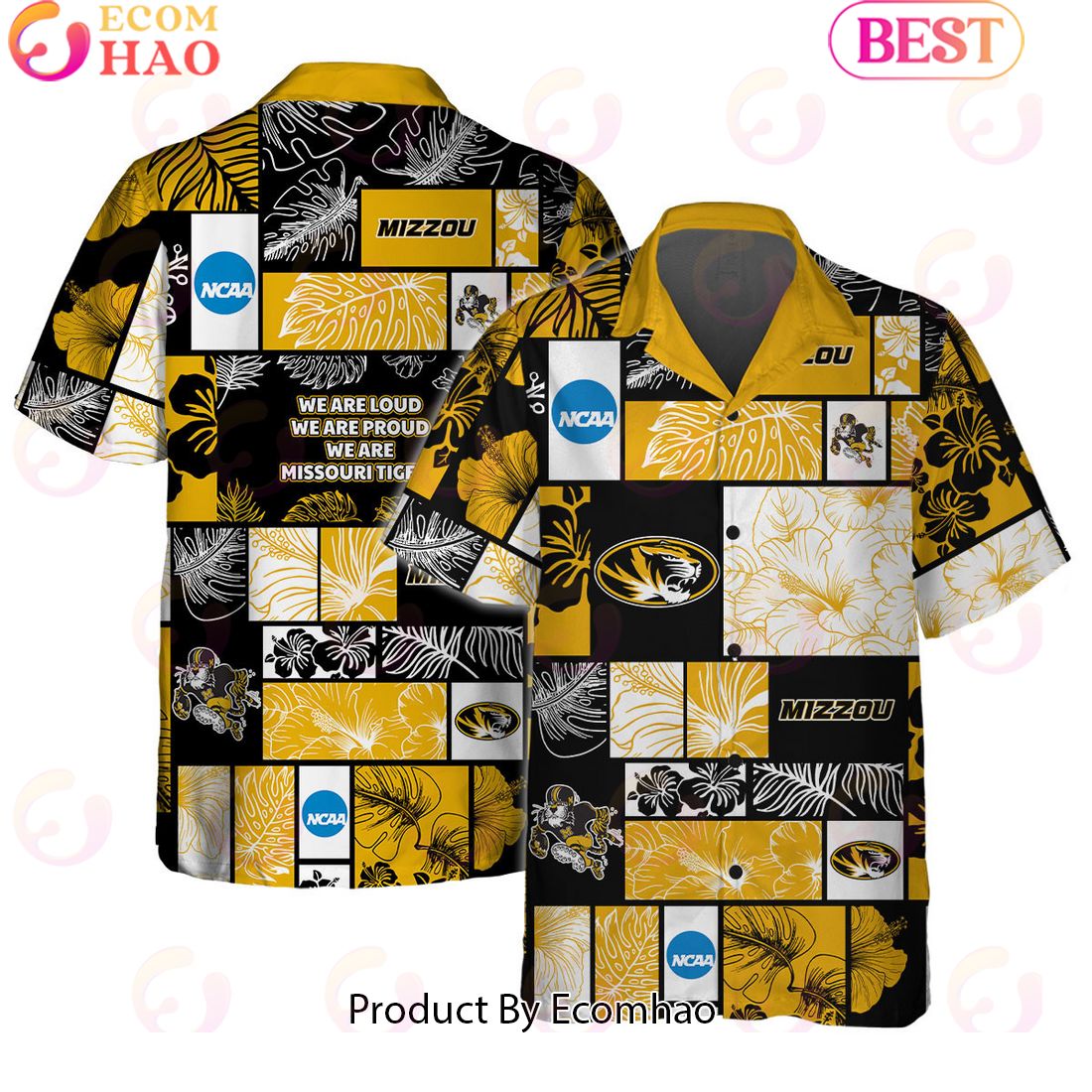 We Are Loud We Are Proud We Are Missouri Tigers Hawaiian Shirt And Short