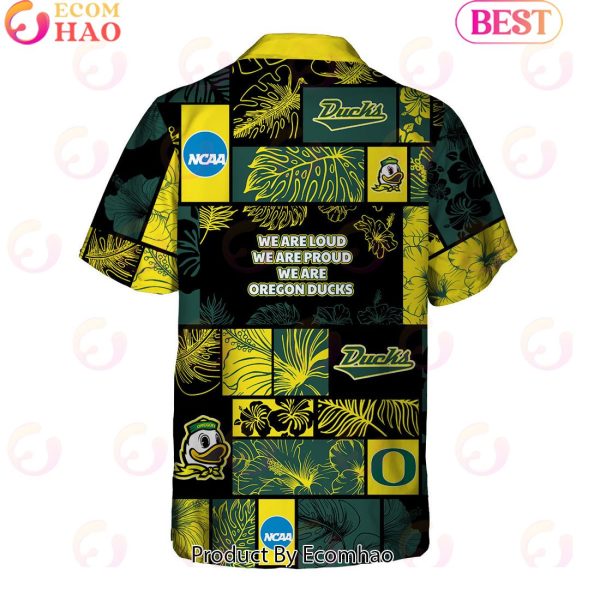 We Are Loud We Are Proud We Are Oregon Ducks Hawaiian Shirt And Short
