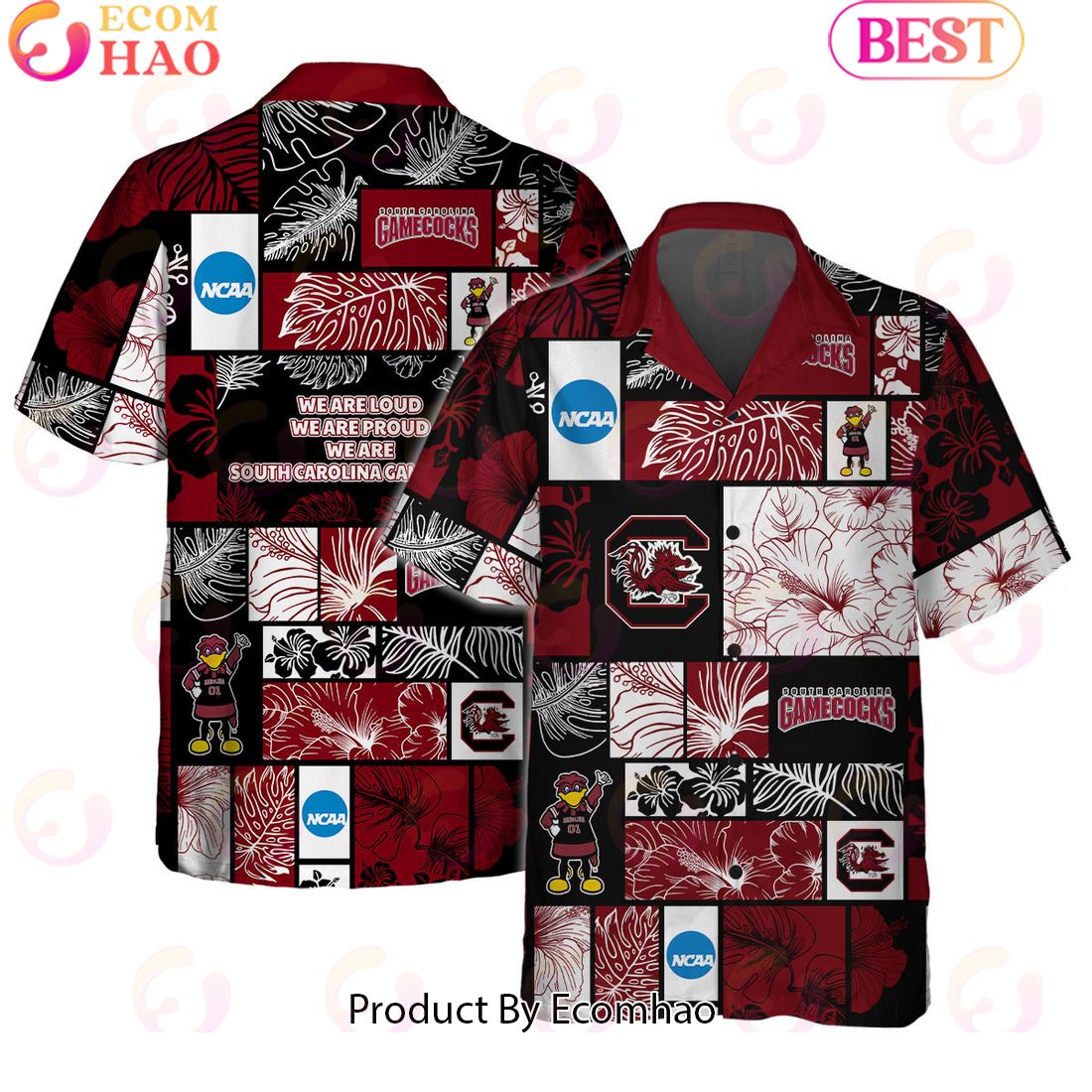 We Are Loud We Are Proud We Are South Carolina Gamecocks Hawaiian Shirt And Short