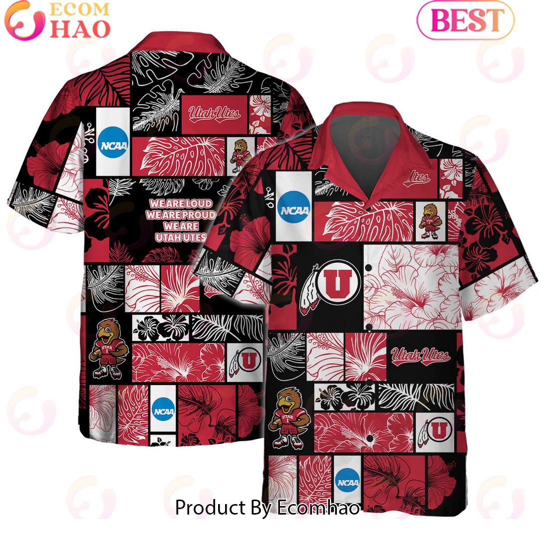 We Are Loud We Are Proud We Are Utah Utes Hawaiian Shirt And Short