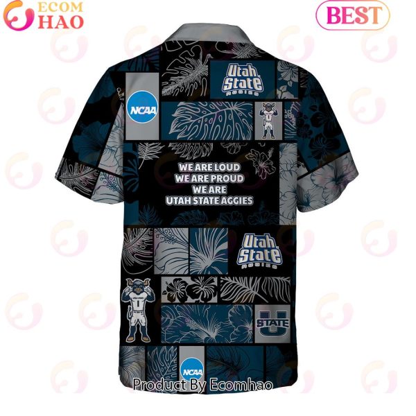 We Are Loud We Are Proud We Are Utah State Aggies Hawaiian Shirt And Short