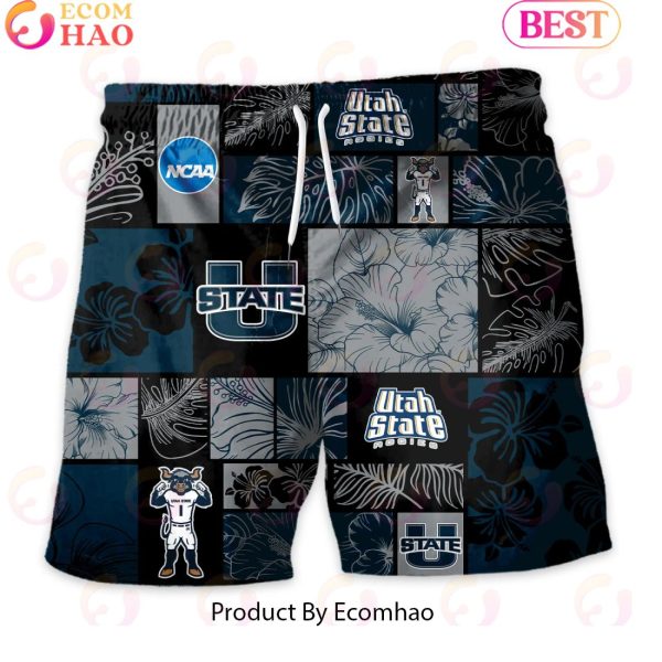We Are Loud We Are Proud We Are Utah State Aggies Hawaiian Shirt And Short