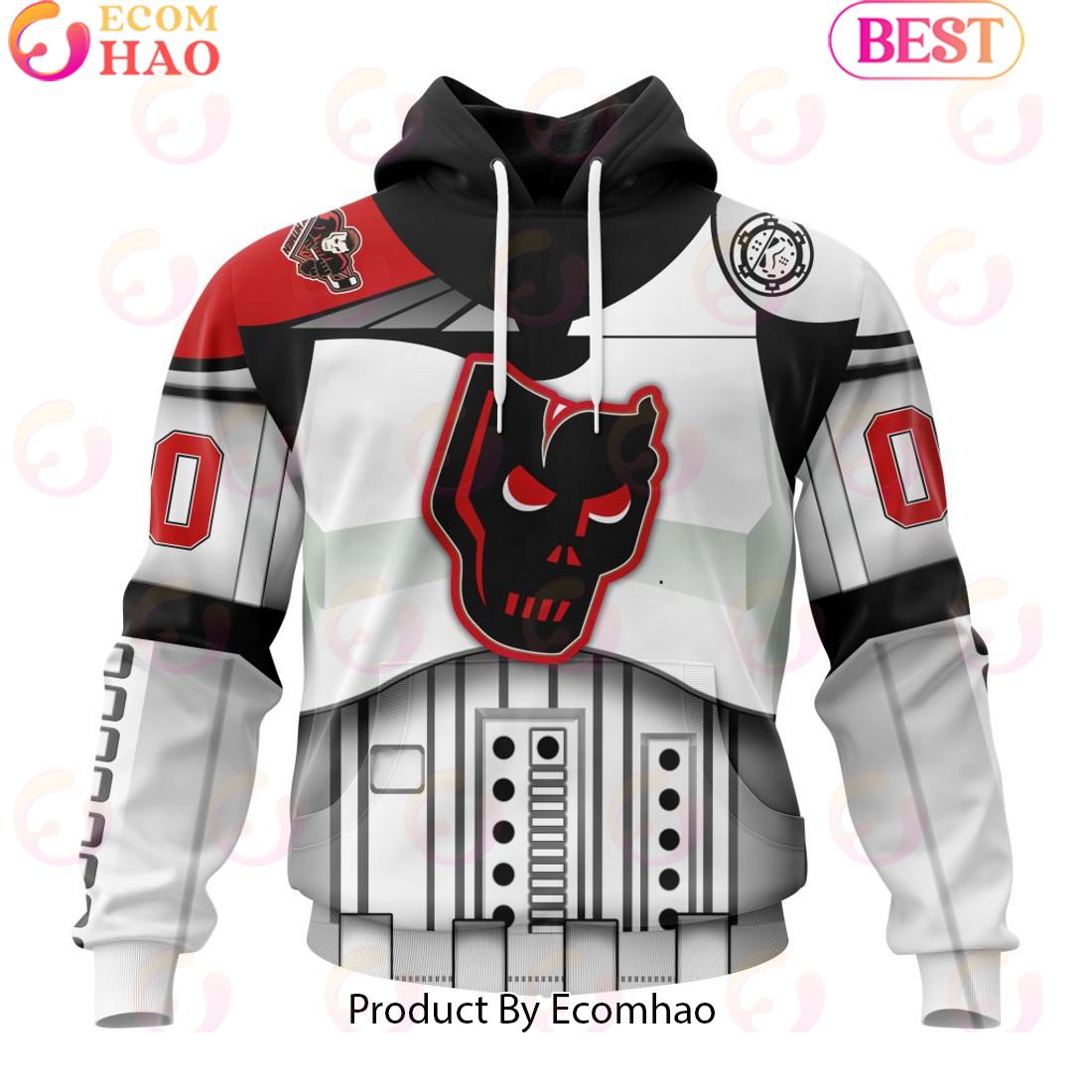 Personalized WHL Calgary Hitmen Specialized Stormtrooper Design Kits Version Hoodie