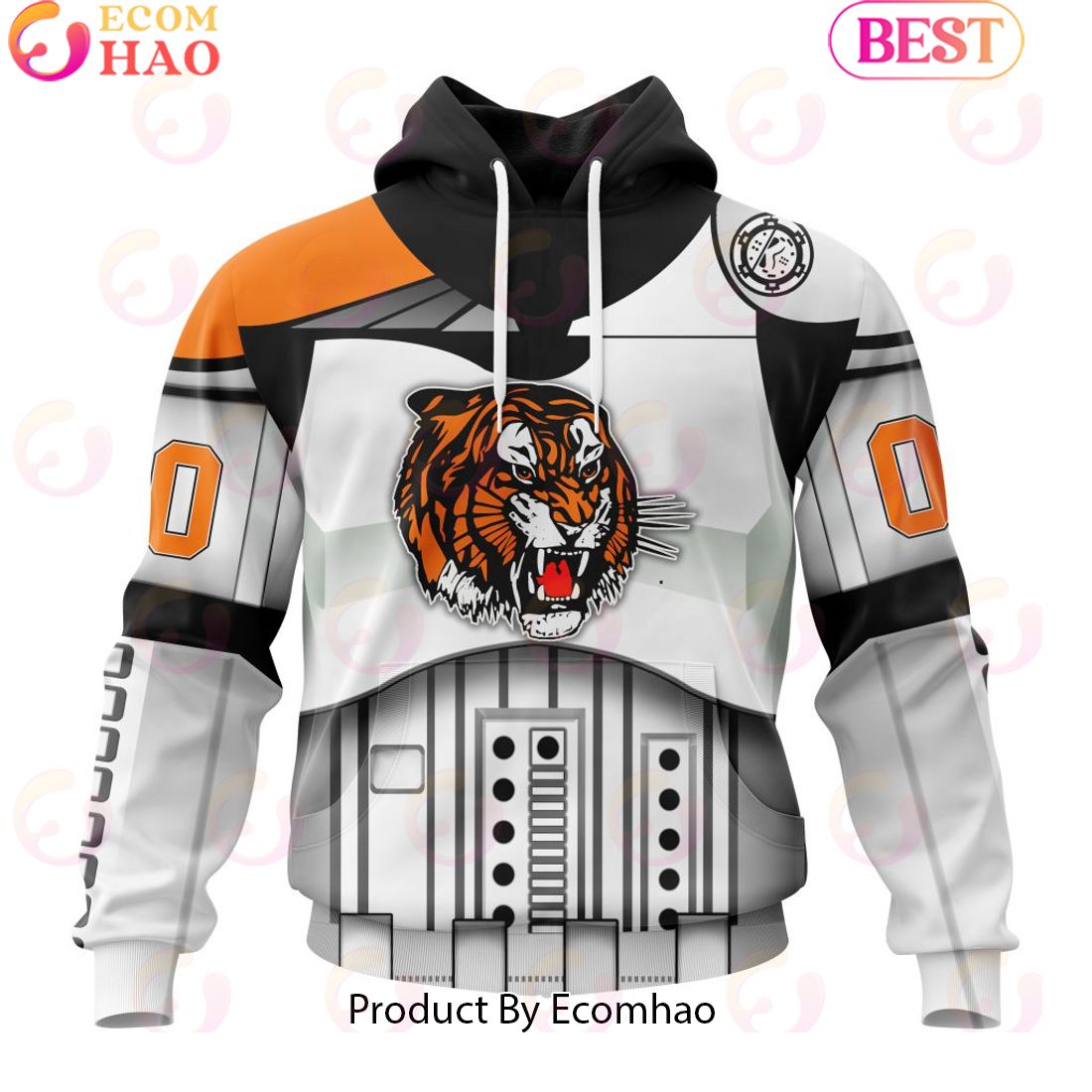 Personalized WHL Medicine Hat Tigers Specialized Stormtrooper Design Kits Version Hoodie